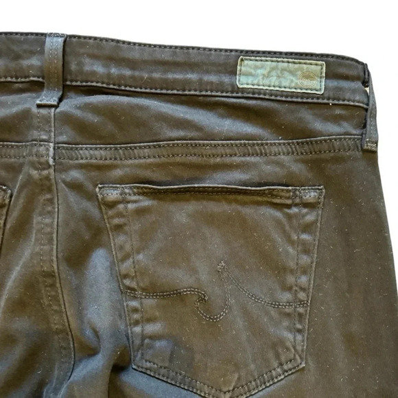 Ag The Stilt Cigarette Jeans in Super Black Size 27 - Picture 9 of 9